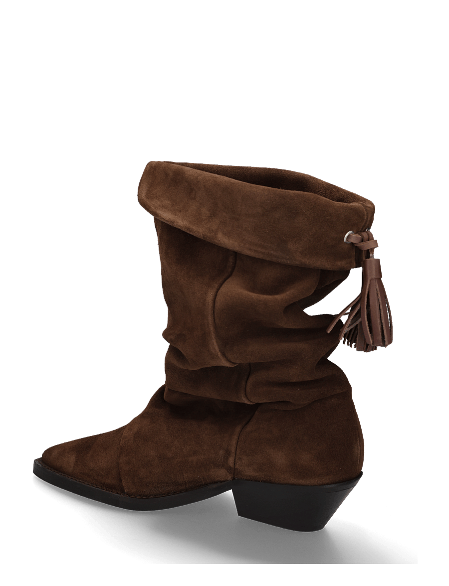 Pavement - PABirk Suede - kontsaga poolsaapad - brown suede - 1