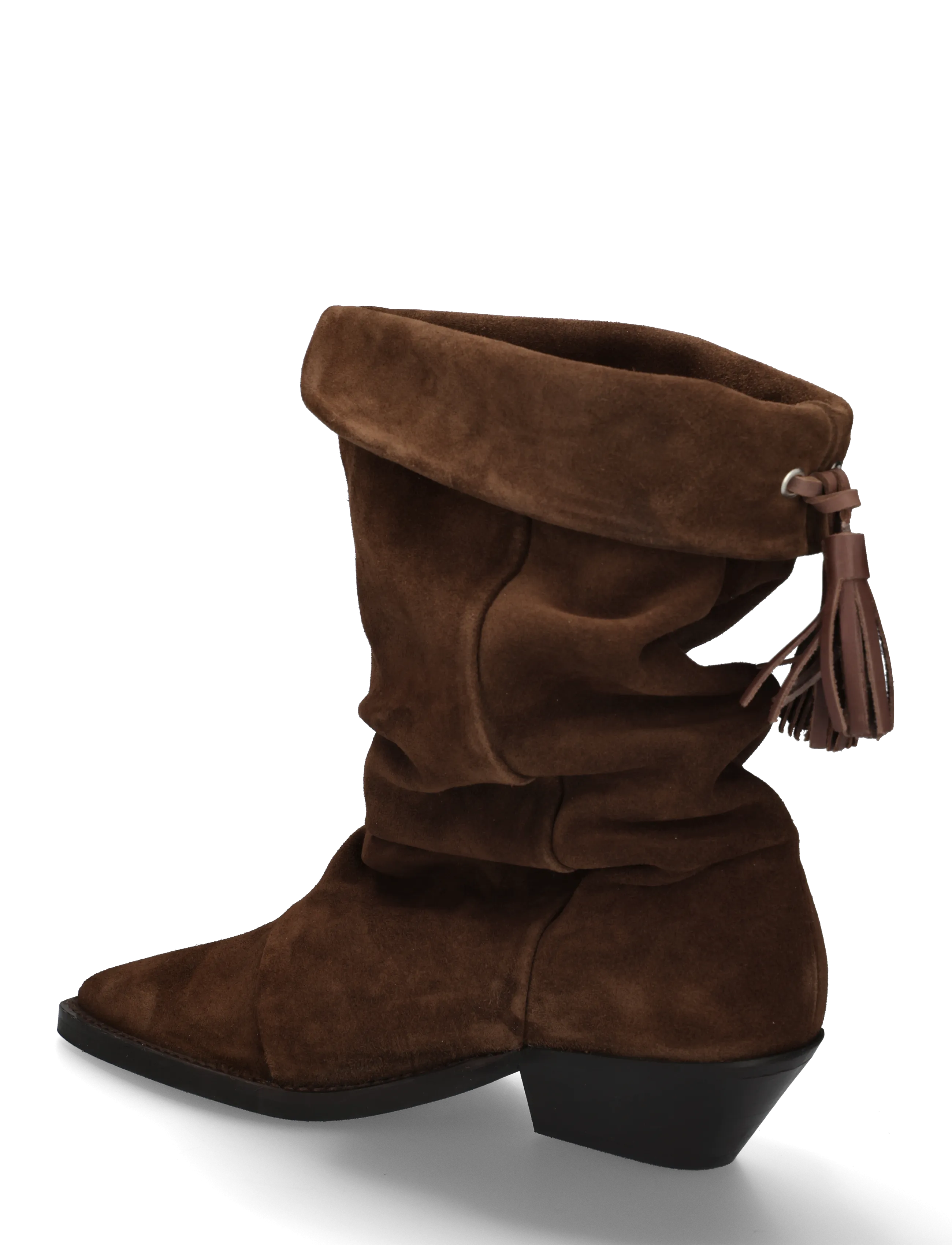 Pavement - PABirk Suede - stiefeletten mit absatz - brown suede - 1