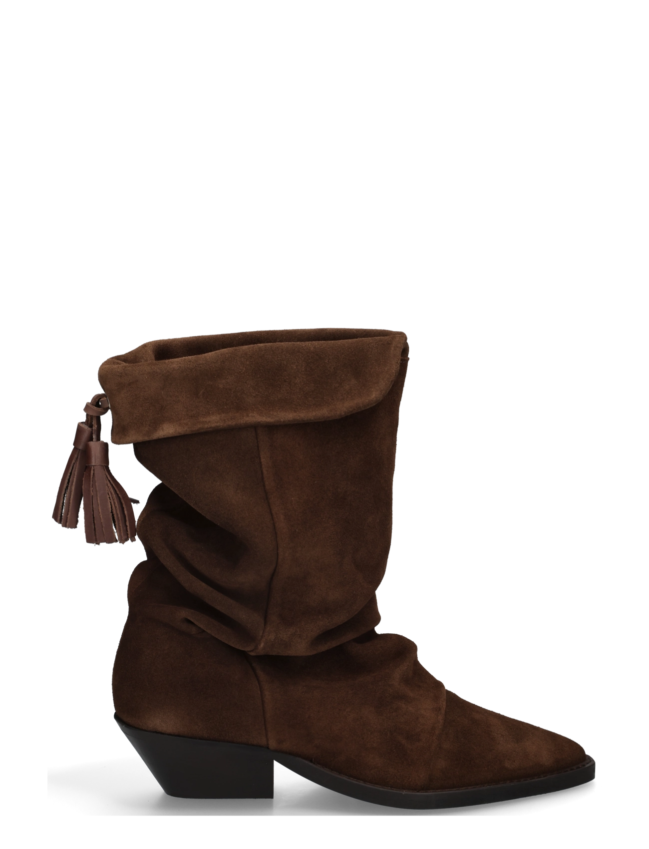 Pavement - PABirk Suede - kontsaga poolsaapad - brown suede - 2
