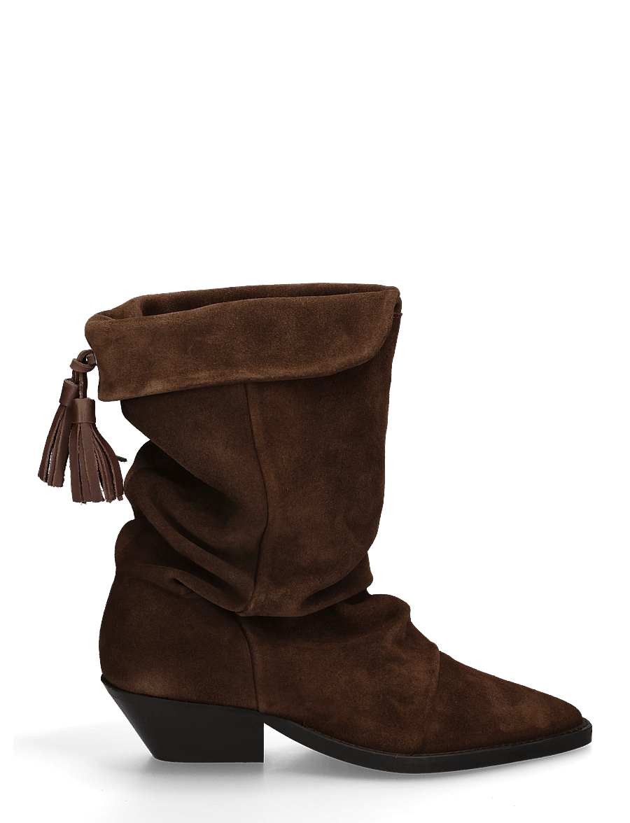 Pavement - PABirk Suede - stiefeletten mit absatz - brown suede - 2