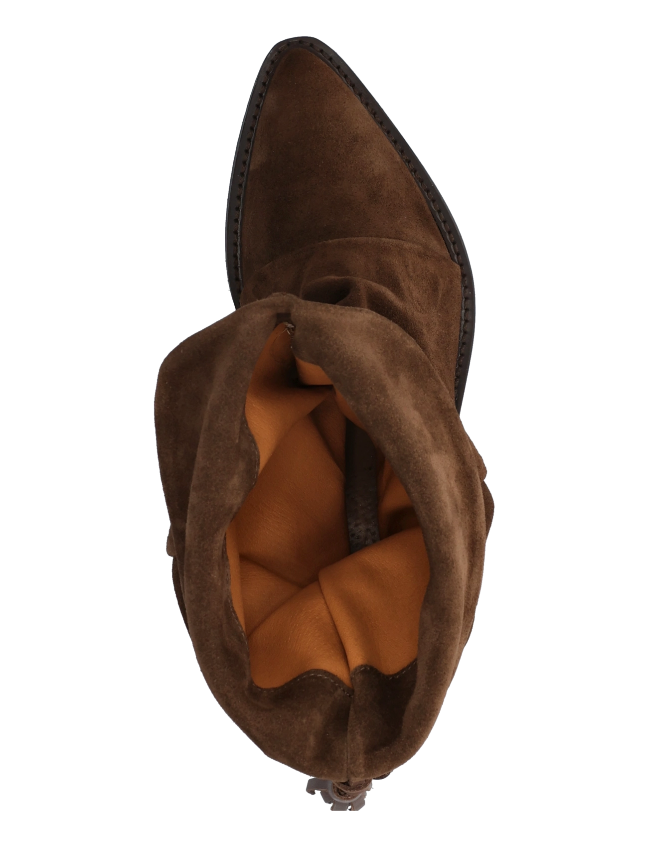 Pavement - PABirk Suede - kontsaga poolsaapad - brown suede - 3