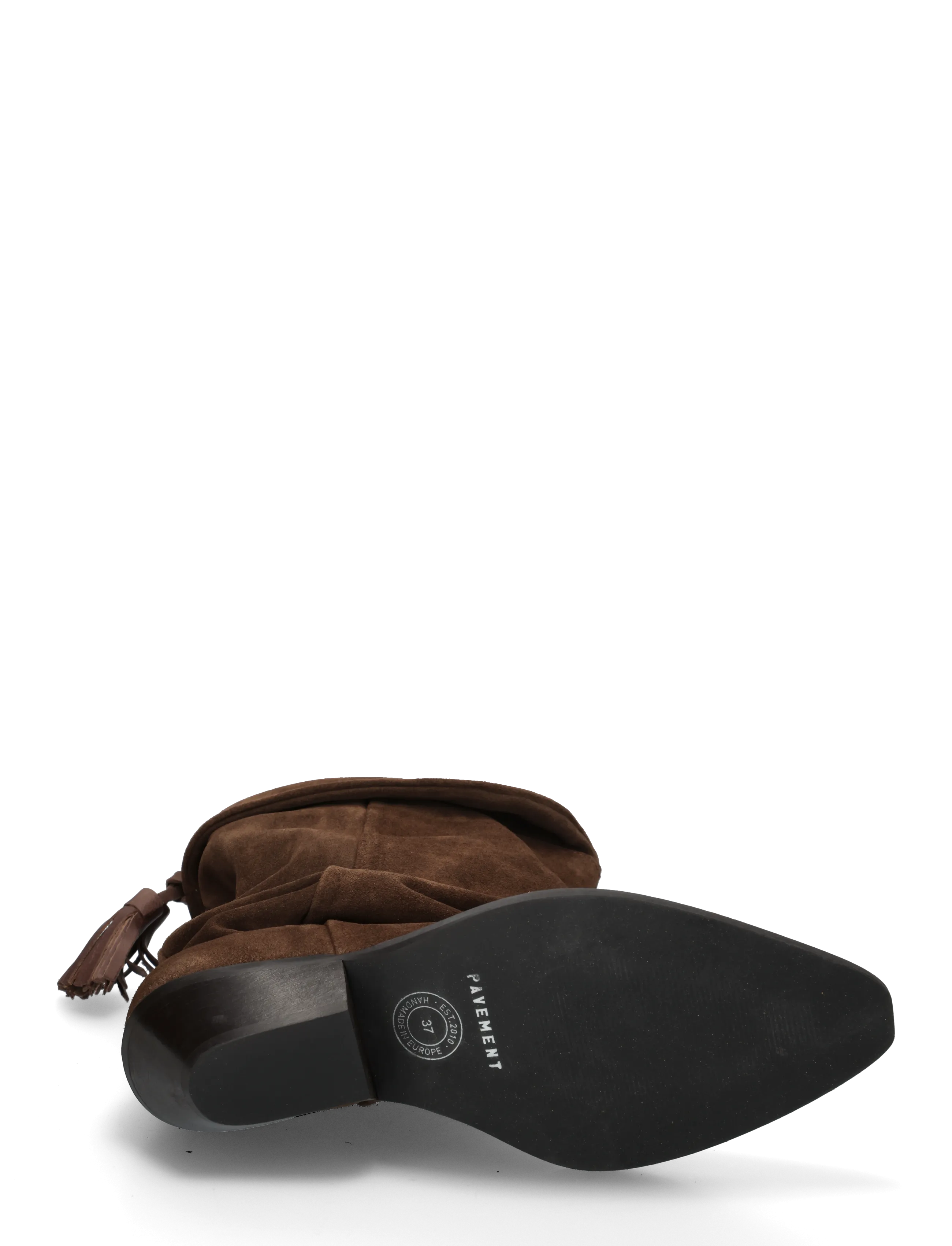 Pavement - PABirk Suede - stiefeletten mit absatz - brown suede - 4