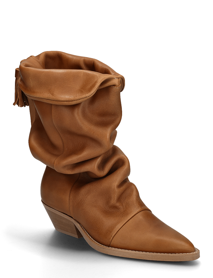 Pavement - PABirk Vintage - cowboystøvler - tan vintage - 0