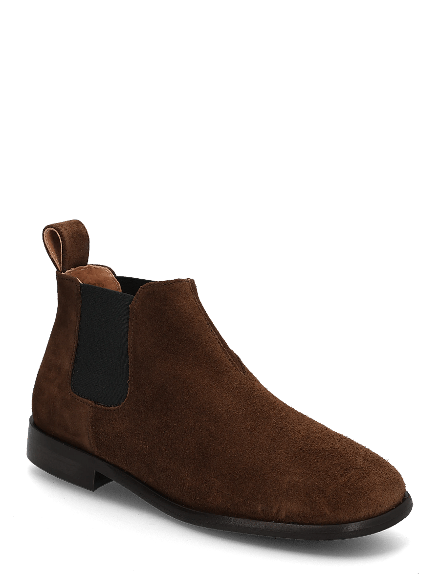 Pavement - PAZana - flade ankelstøvler - brown suede - 0