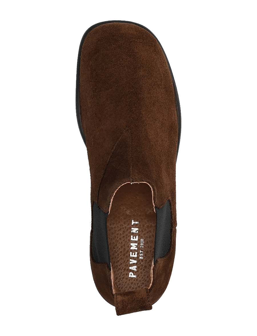 Pavement - PAZana - flade ankelstøvler - brown suede - 3