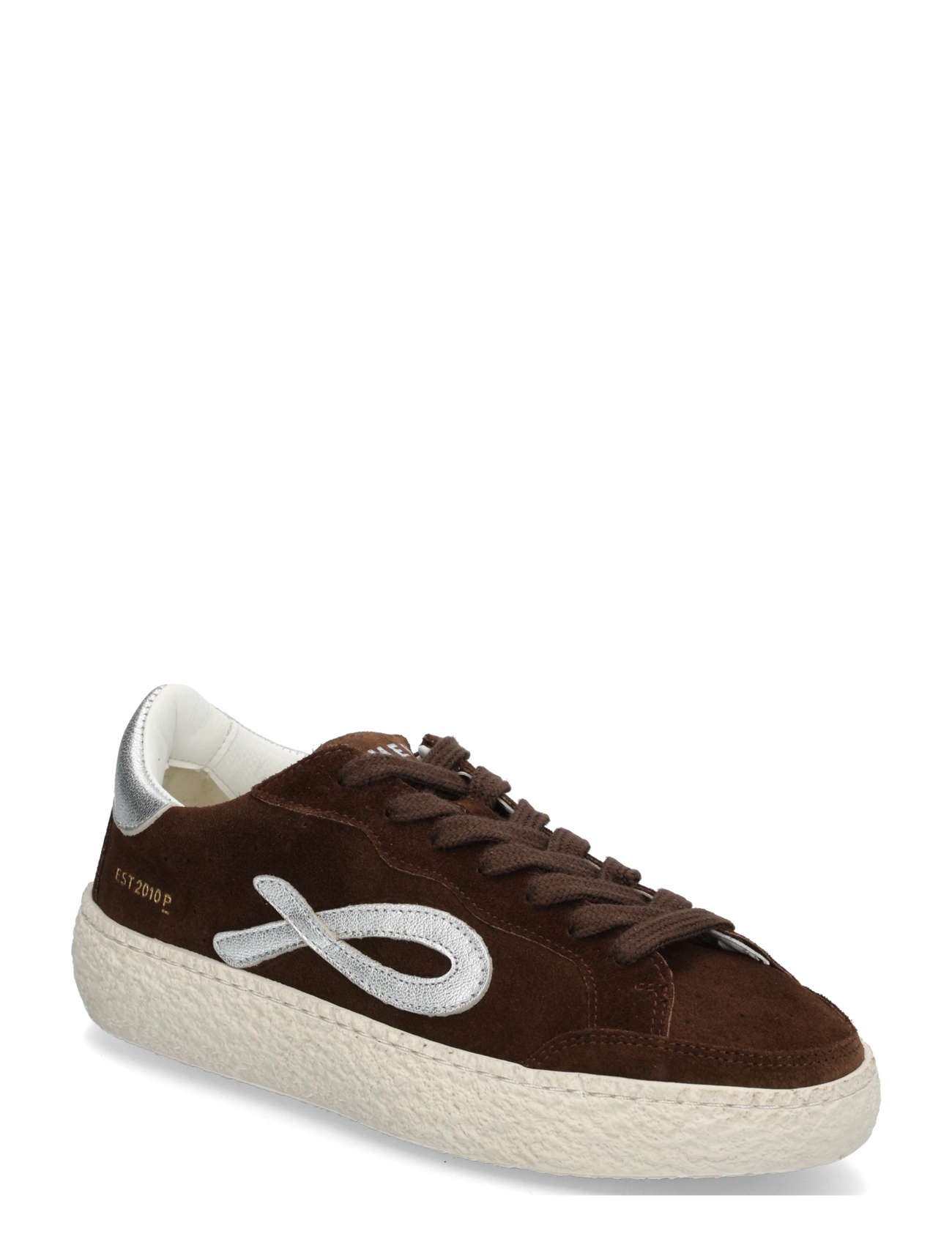 Pavement PARuby - Niedrige Sneaker - BROWN/SILVER / brown