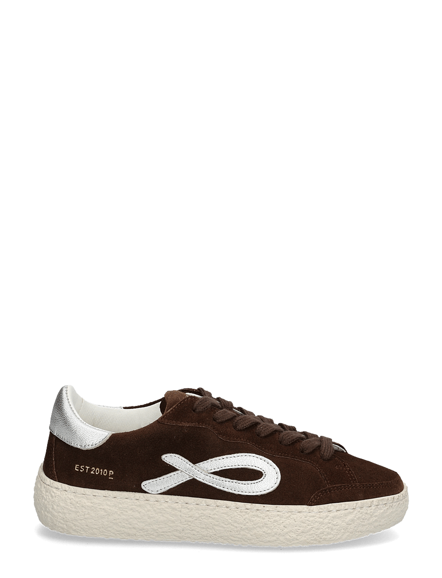 Pavement - PARuby - niedrige sneaker - brown/silver - 2