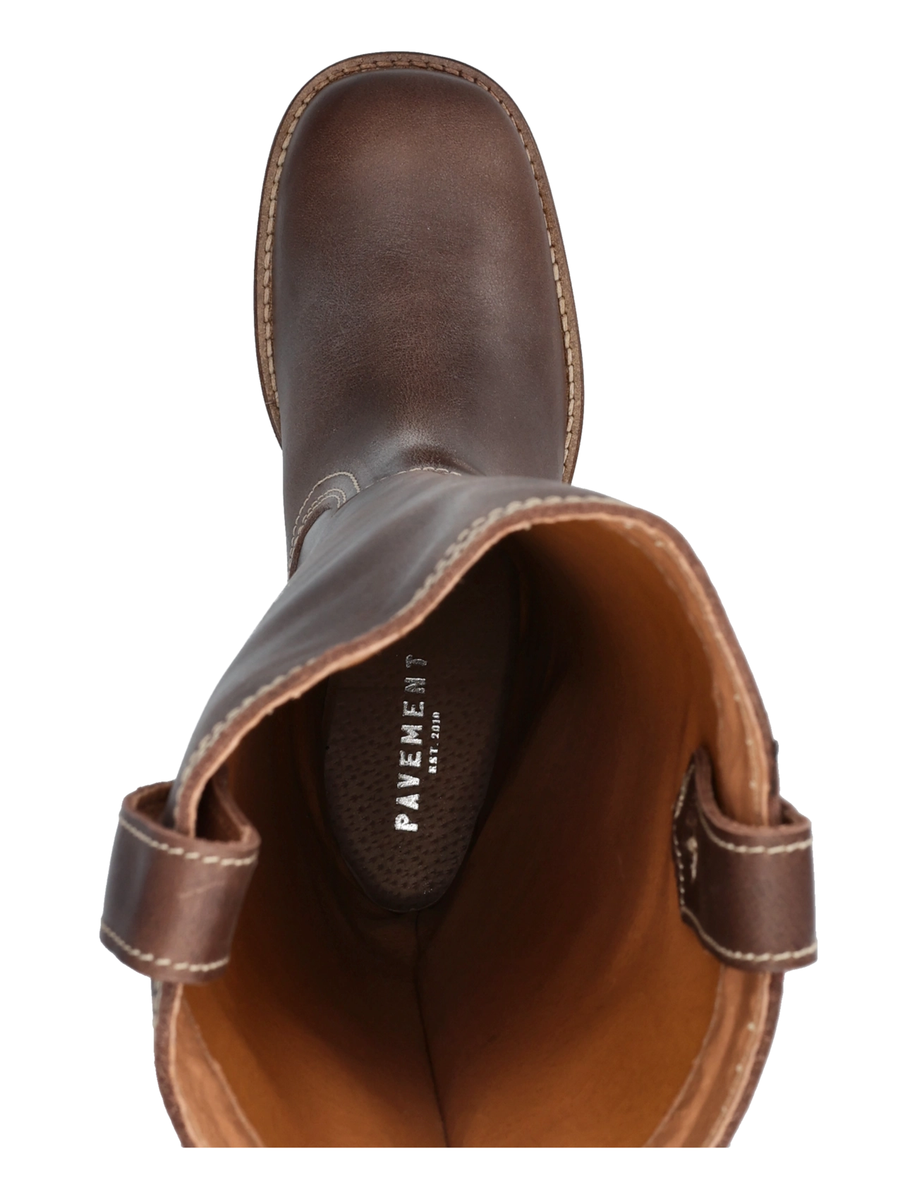 Pavement - PAMaren Vintage - kniehohe stiefel - brown/white - 3