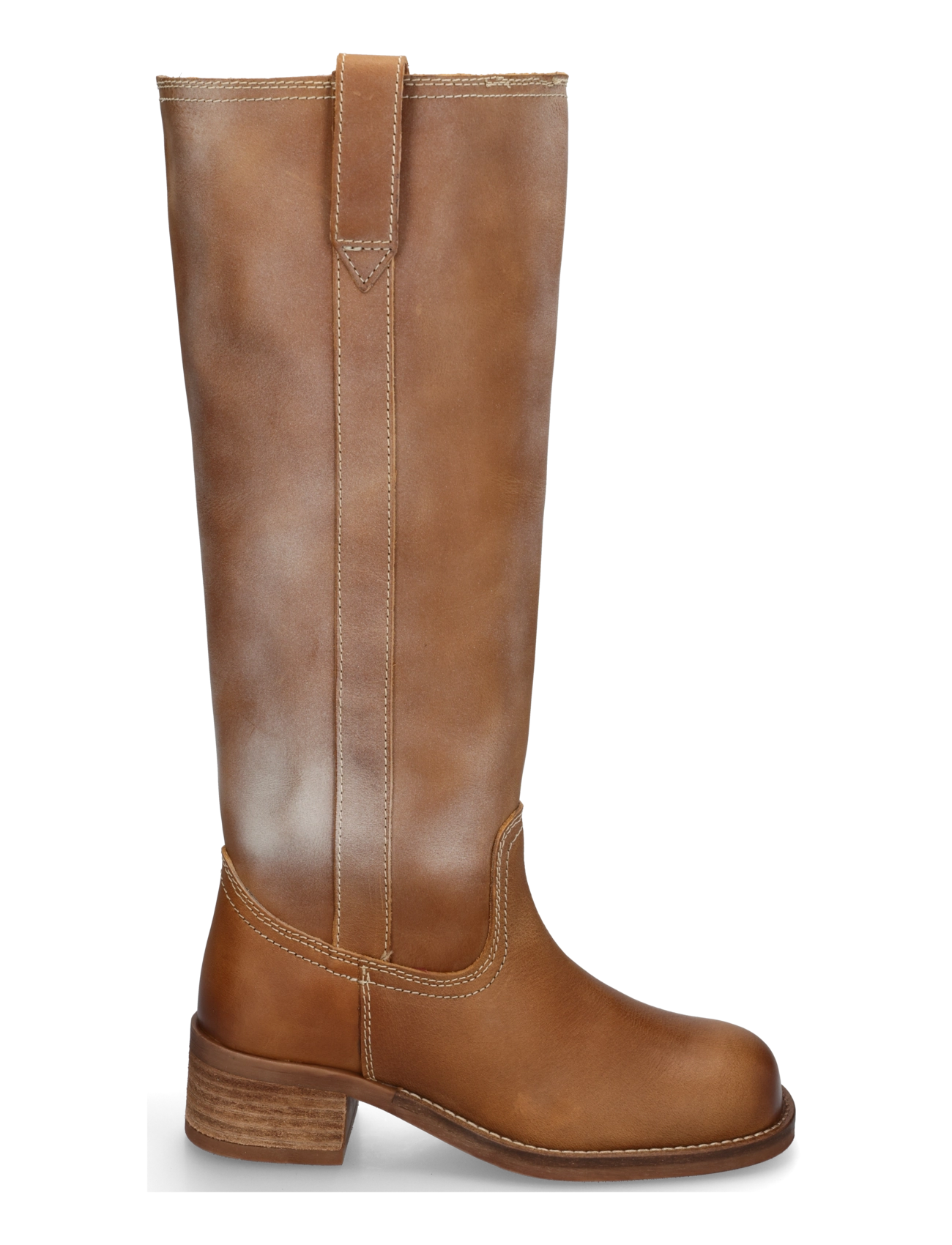 Pavement - PAMaren Vintage - kniehohe stiefel - tan/white - 2