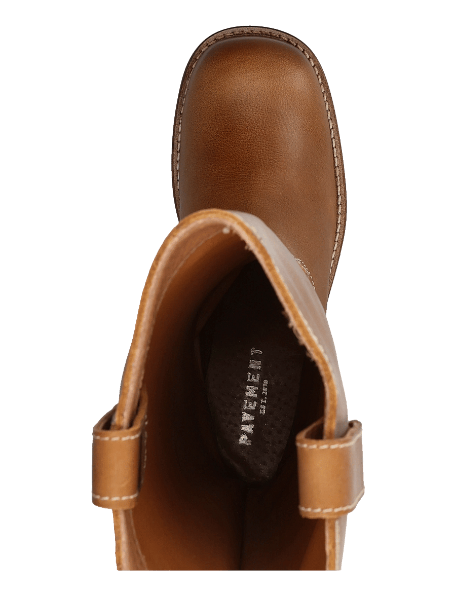 Pavement - PAMaren Vintage - kniehohe stiefel - tan/white - 3