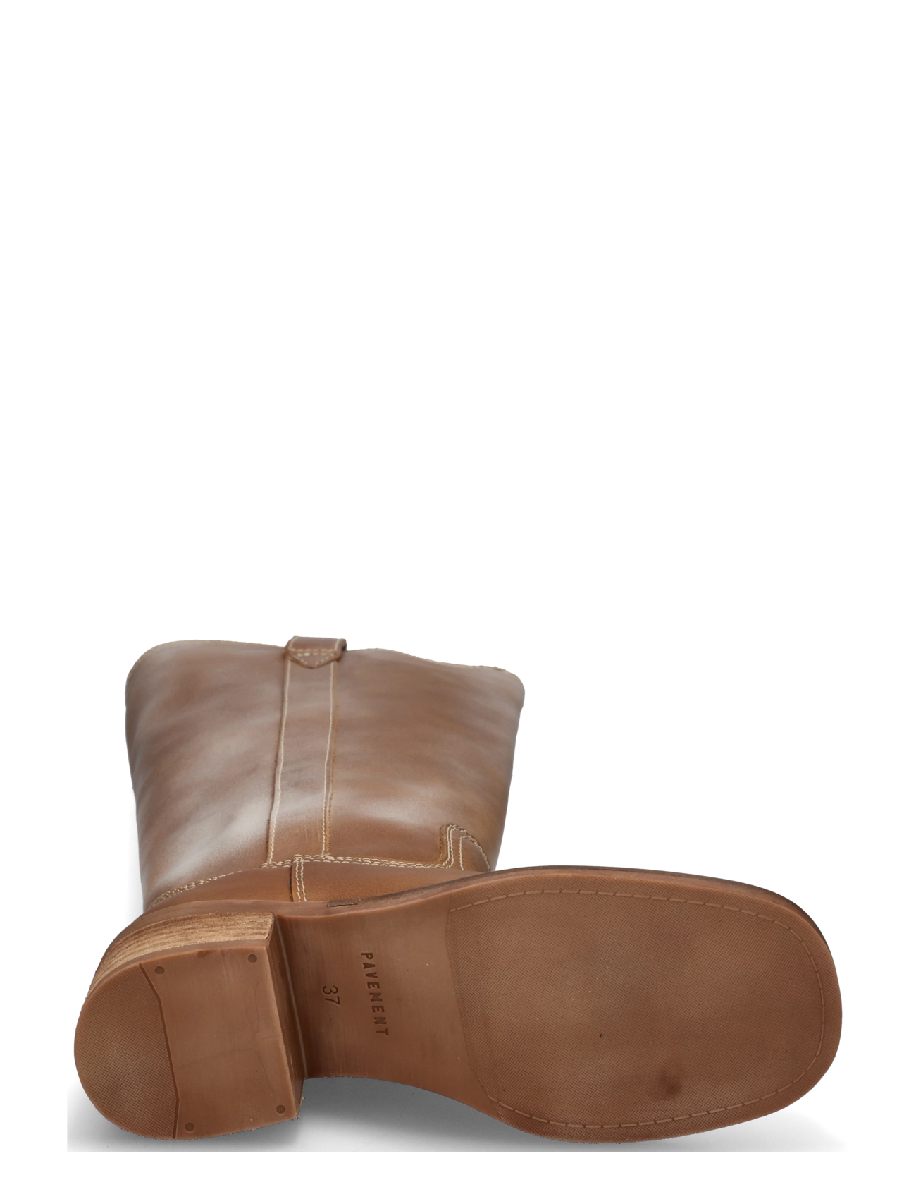 Pavement - PAMaren Vintage - kniehohe stiefel - tan/white - 4