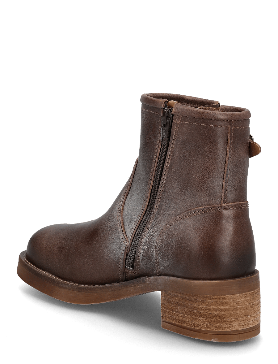 Pavement - PANola Vintage - stiefeletten mit absatz - brown/white - 1