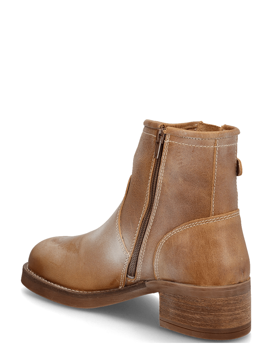 Pavement - PANola Vintage - kontsaga poolsaapad - tan/white - 1
