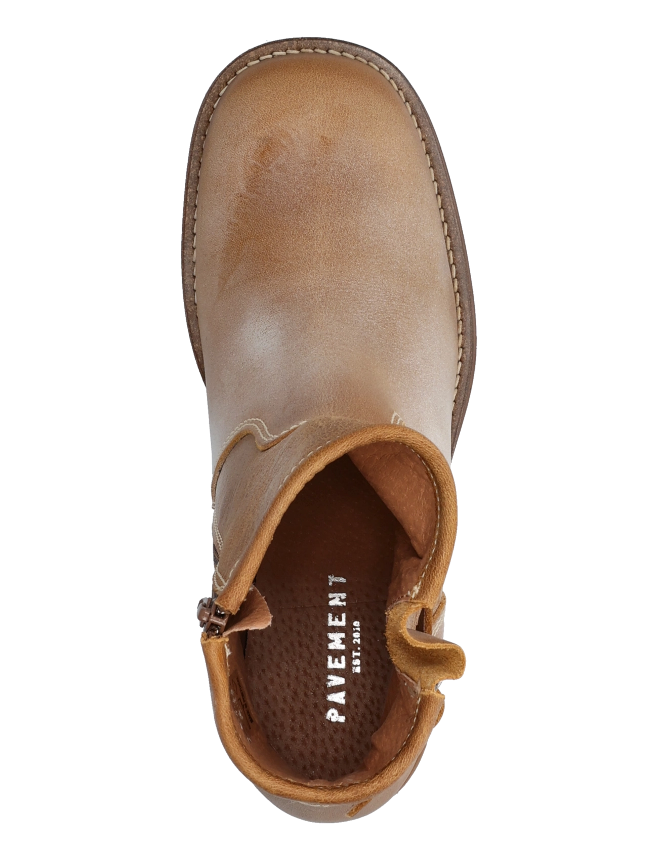 Pavement - PANola Vintage - kontsaga poolsaapad - tan/white - 3