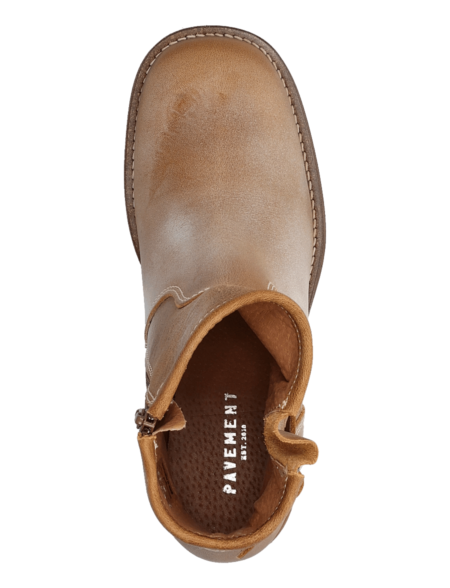 Pavement - PANola Vintage - kontsaga poolsaapad - tan/white - 3