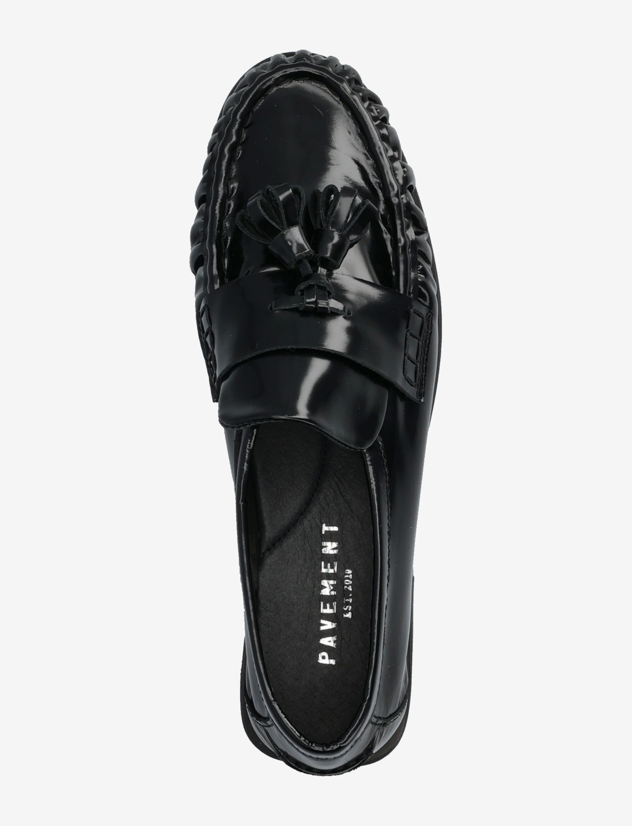 Pavement - PAElmira Tassel - mode trends - black polido - 3