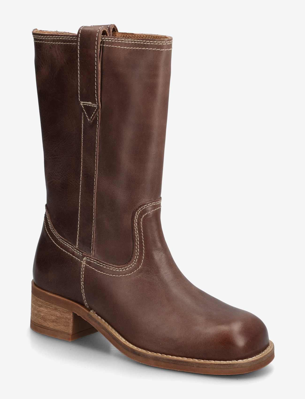 Pavement - PATanja Vintage - cowboystøvler - brown/white - 0
