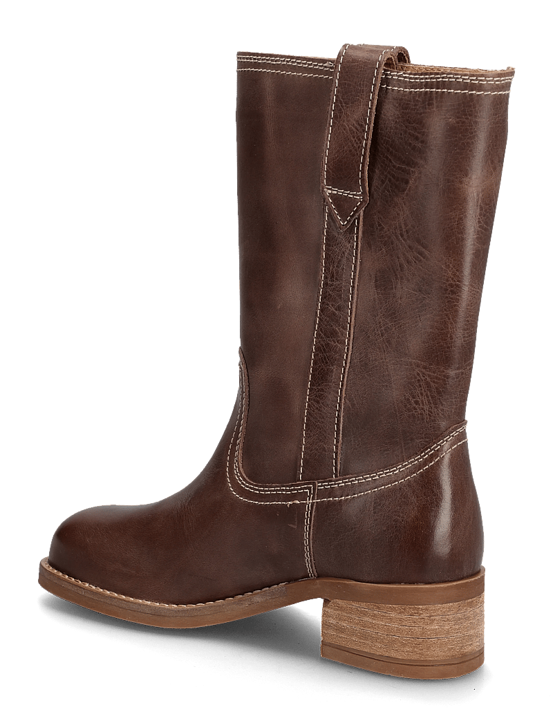 Pavement - PATanja Vintage - cowboystøvler - brown/white - 2