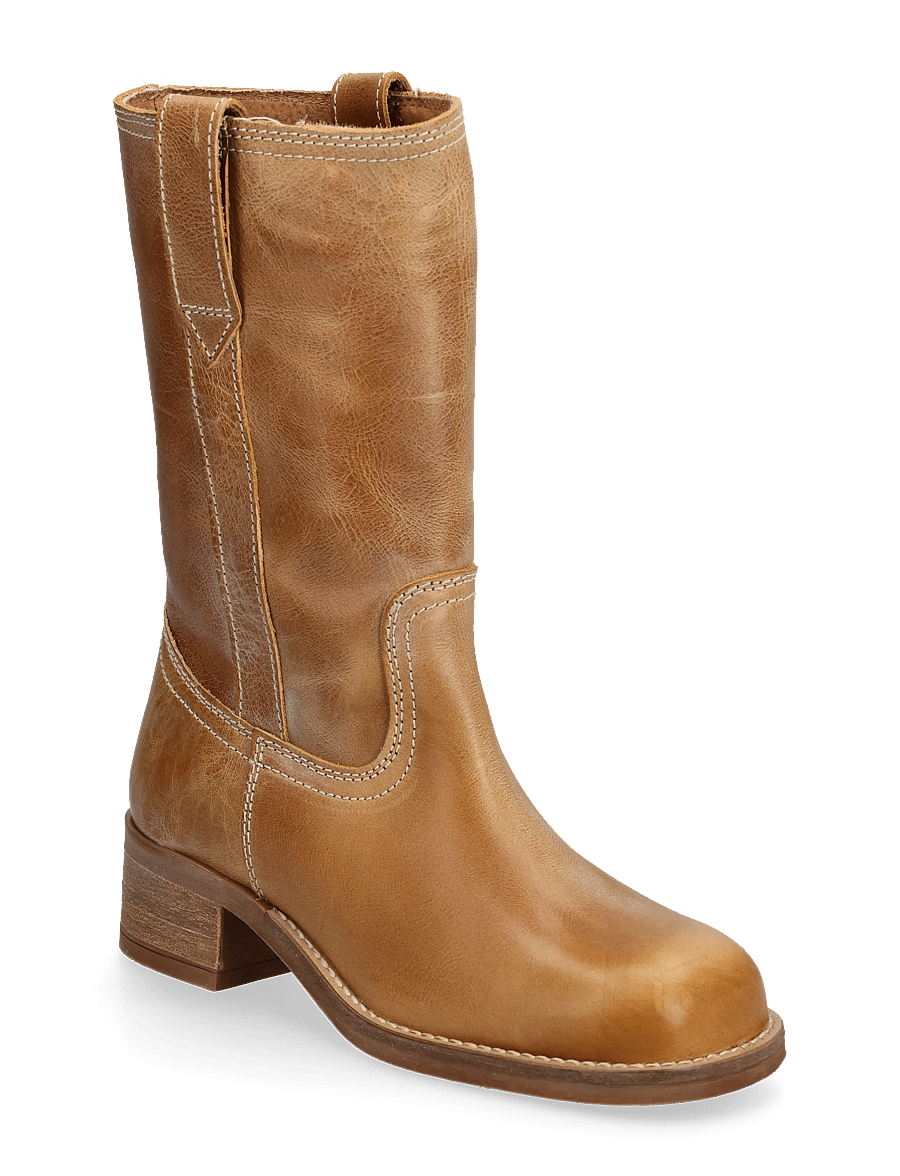 Pavement - PATanja Vintage - cowboystøvler - tan/white - 0