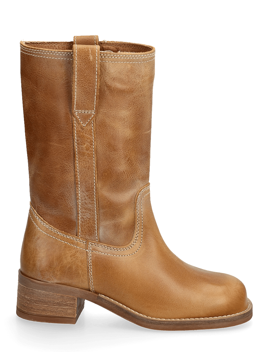 Pavement - PATanja Vintage - cowboystøvler - tan/white - 1