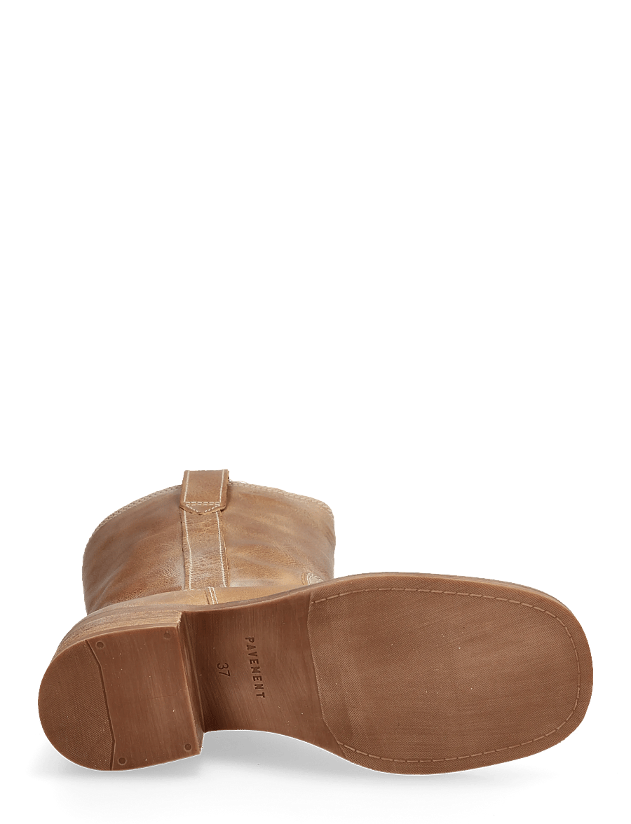 Pavement - PATanja Vintage - cowboystøvler - tan/white - 4