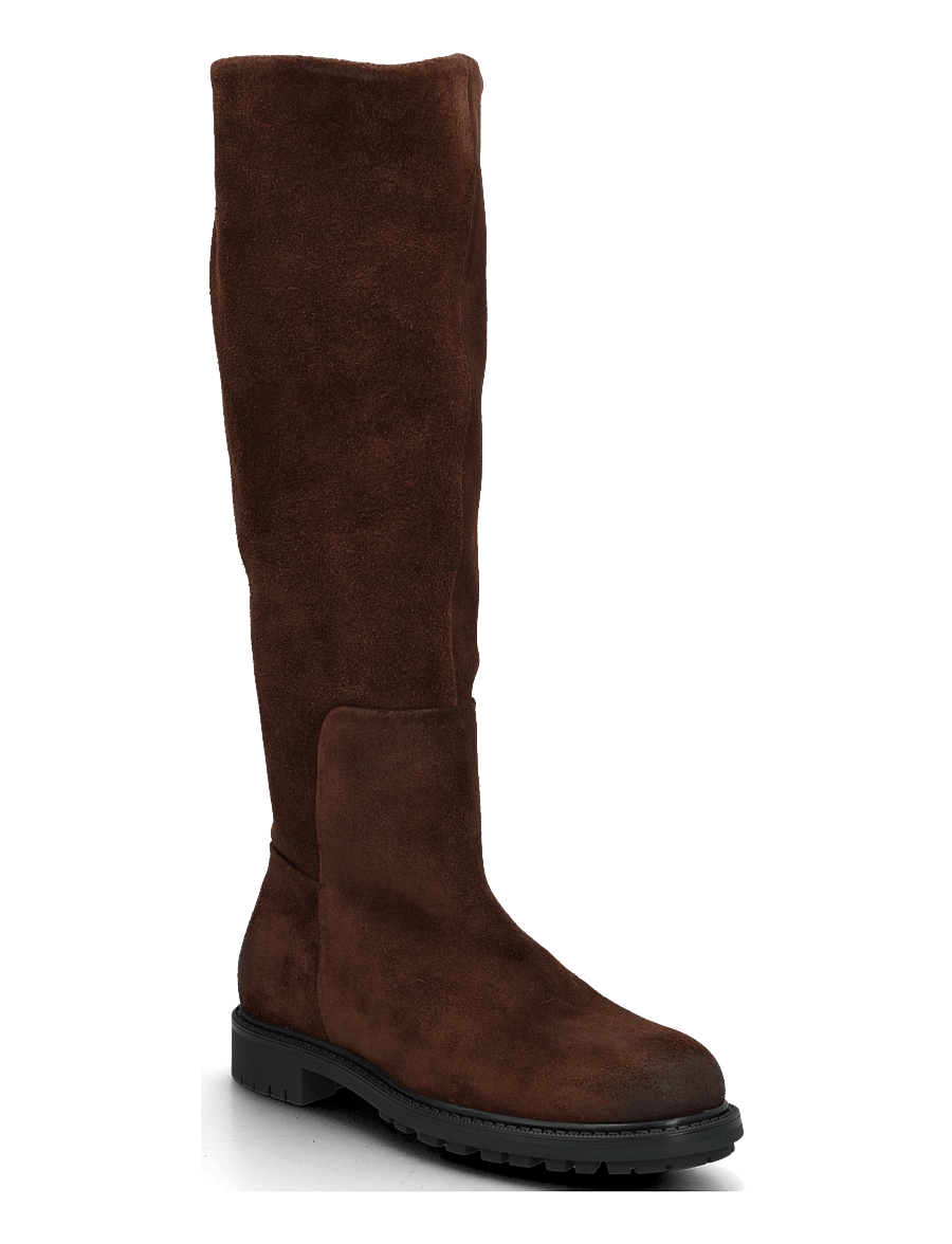 Pavement - PACara - kniehohe stiefel - brown suede - 0