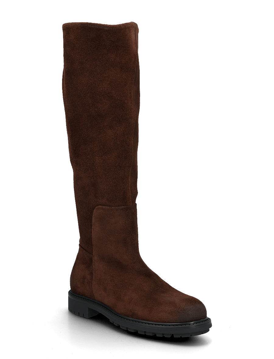 Pavement - PACara - knähöga stövlar - brown suede - 0