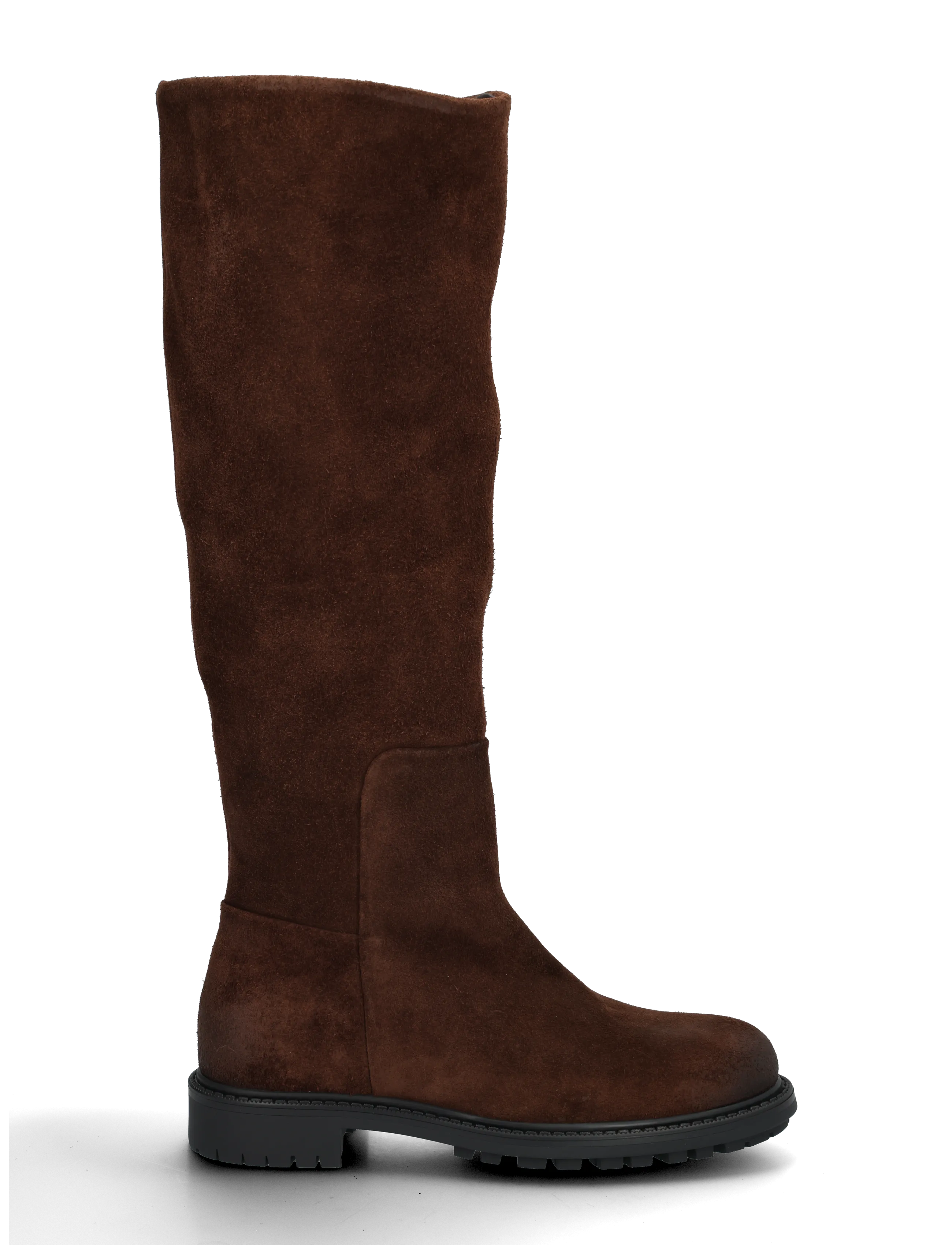 Pavement - PACara - knähöga stövlar - brown suede - 2
