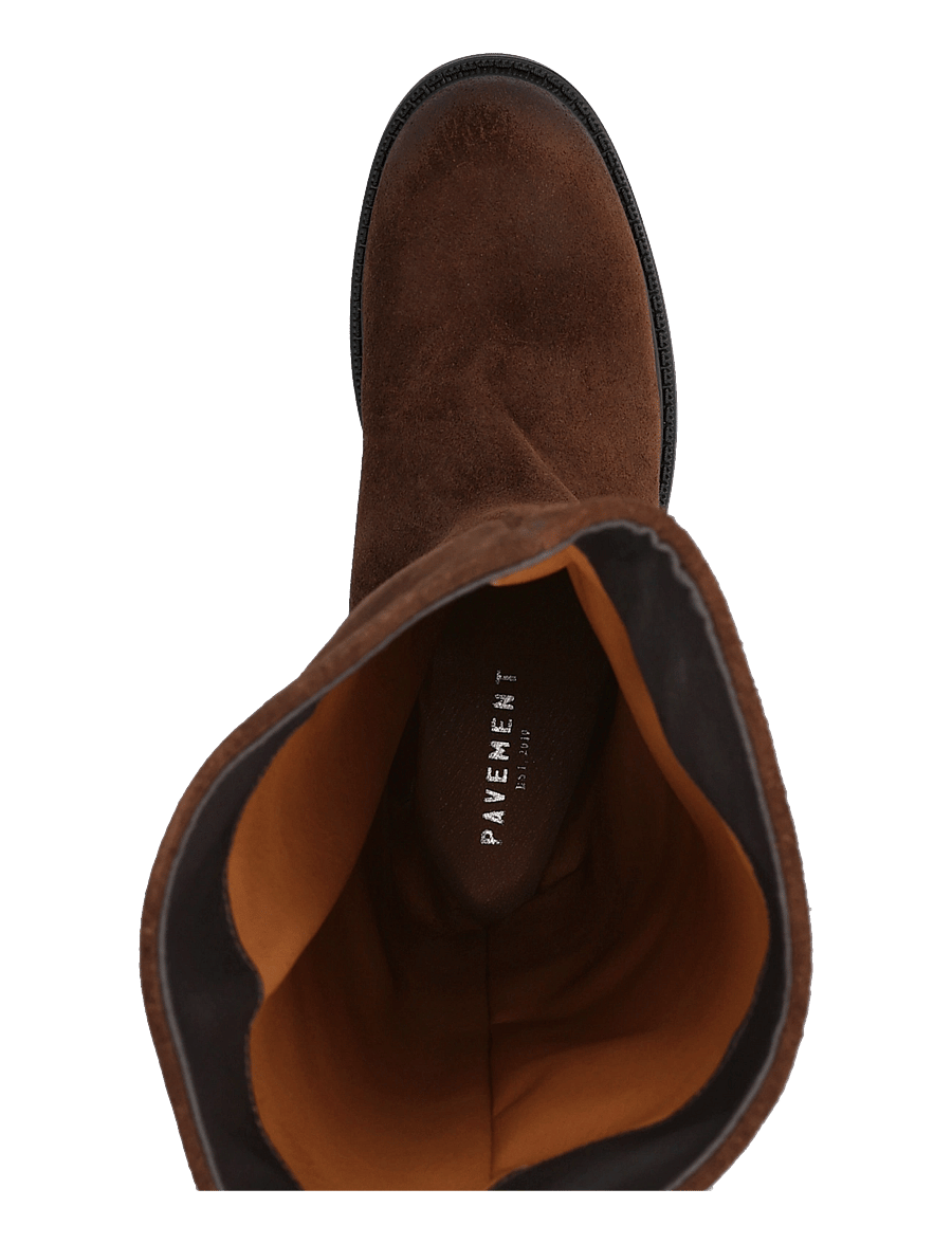 Pavement - PACara - kniehohe stiefel - brown suede - 3