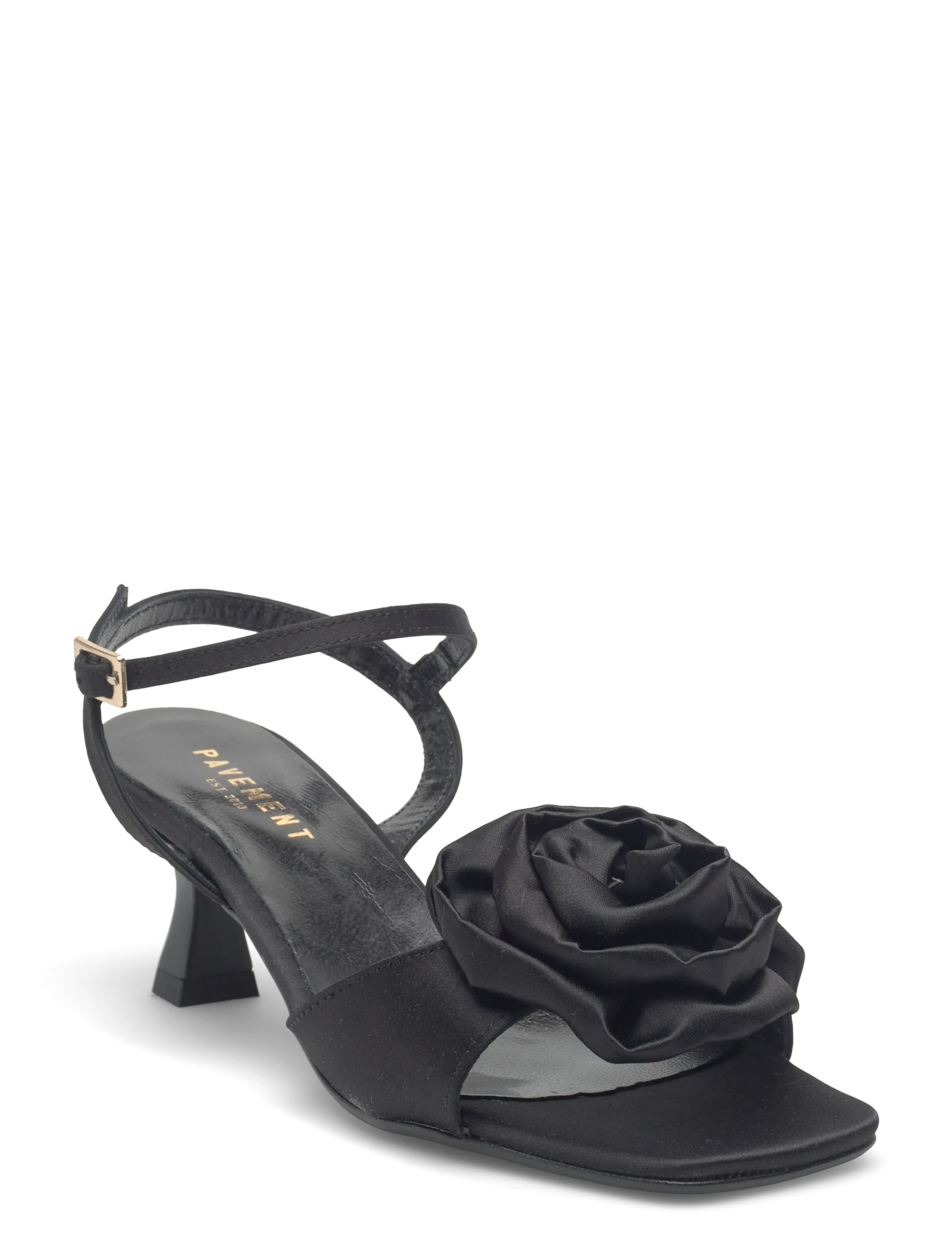 Pavement Helma Rose - Sko - BLACK SATIN / black