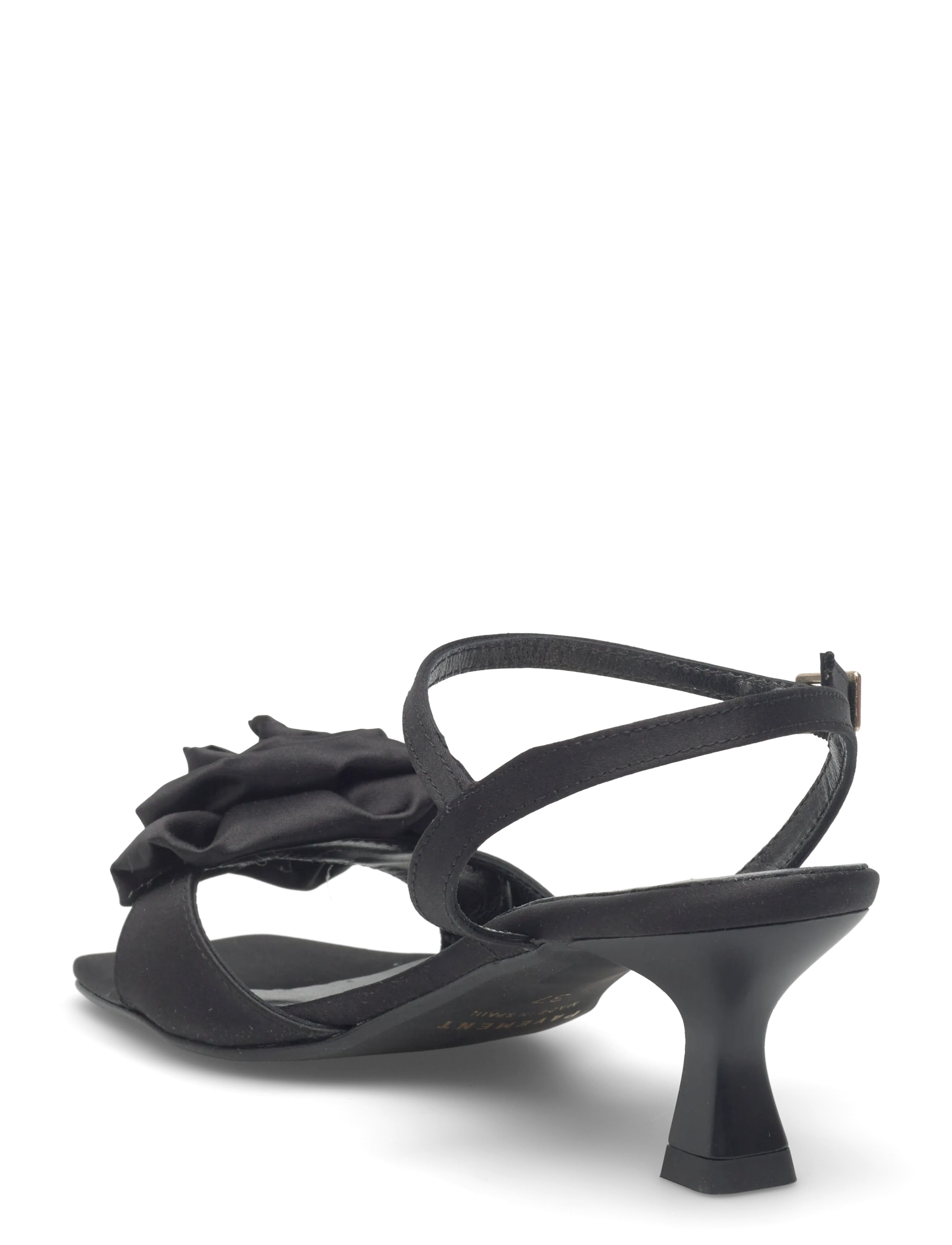 Pavement - Helma Rose - lahtised kontsakingad - black satin - 2