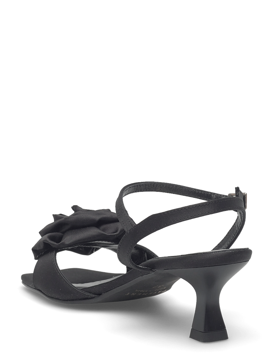 Pavement - Helma Rose - lahtised kontsakingad - black satin - 2