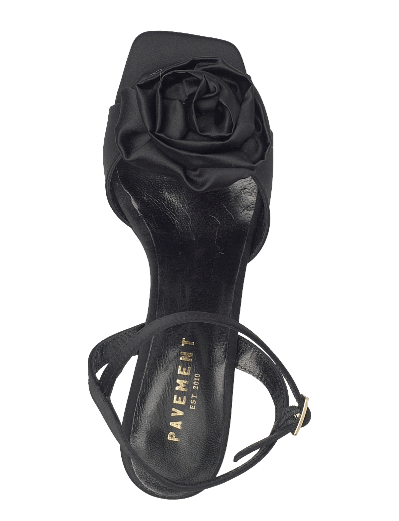 Pavement - Helma Rose - lahtised kontsakingad - black satin - 3