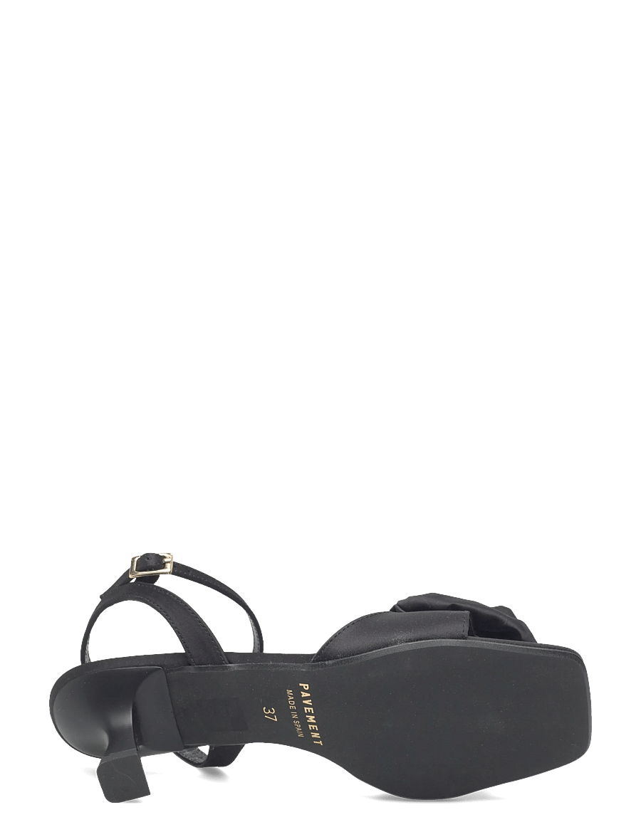 Pavement - Helma Rose - lahtised kontsakingad - black satin - 4
