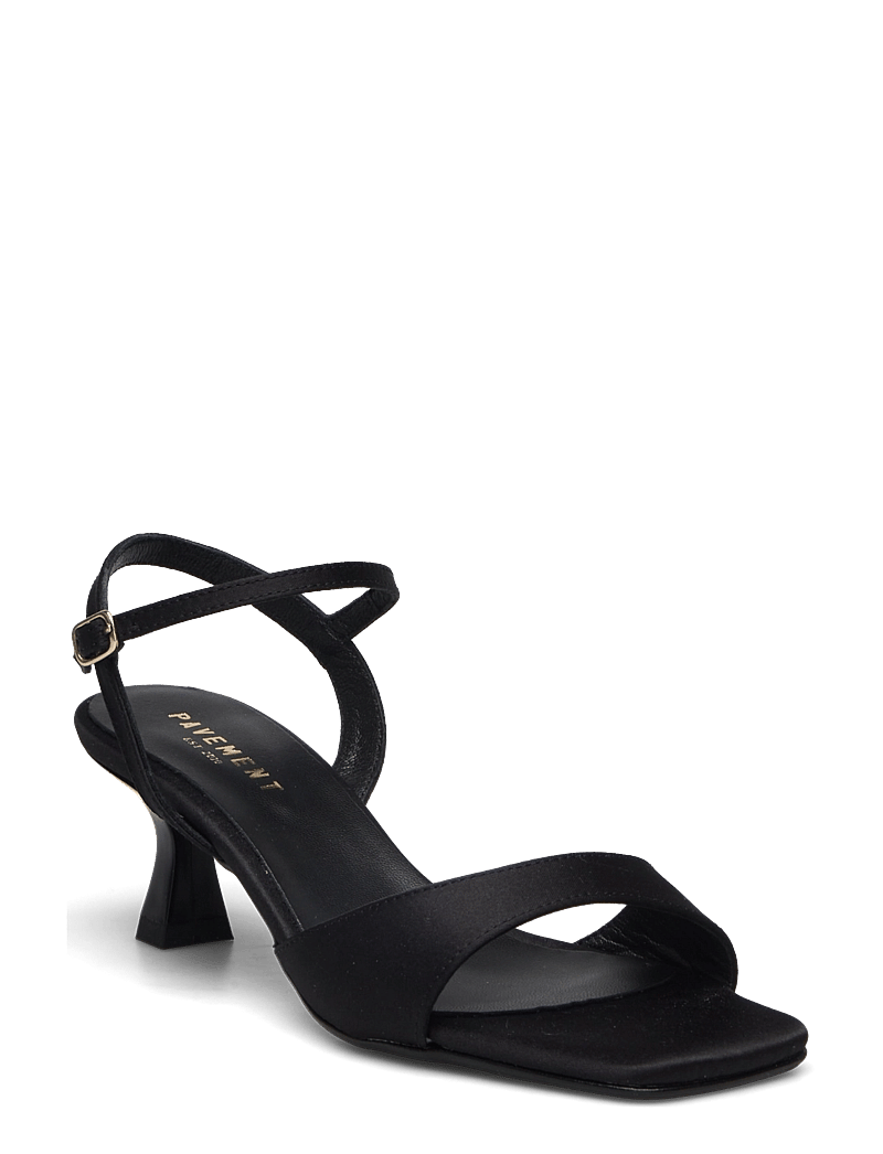 Pavement - Helma - sandaler med hæl - black satin - 0