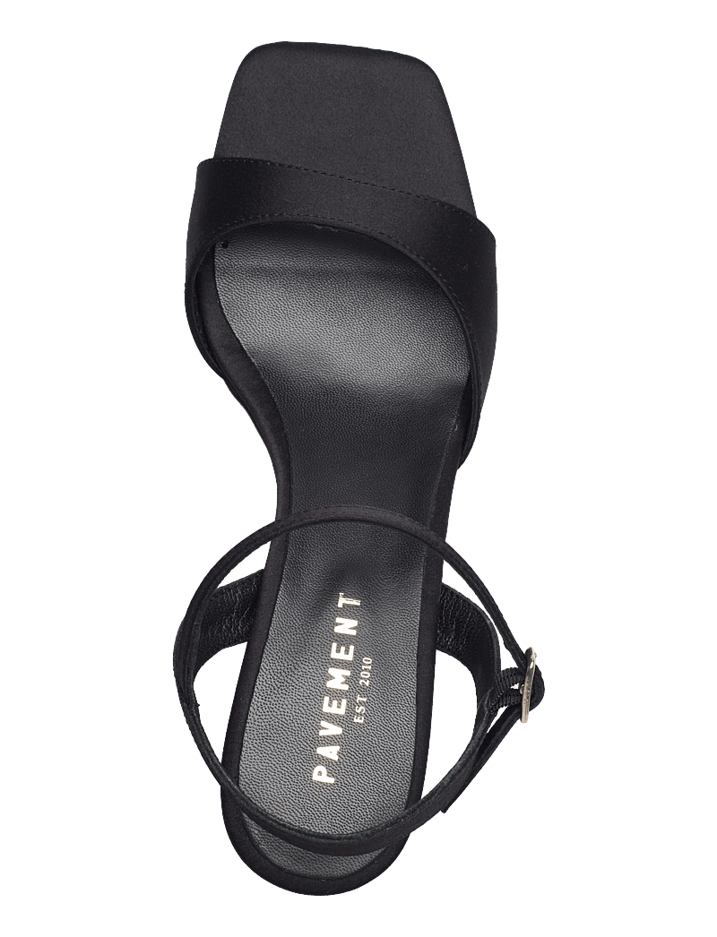 Pavement - Helma - sandaler med hæl - black satin - 3
