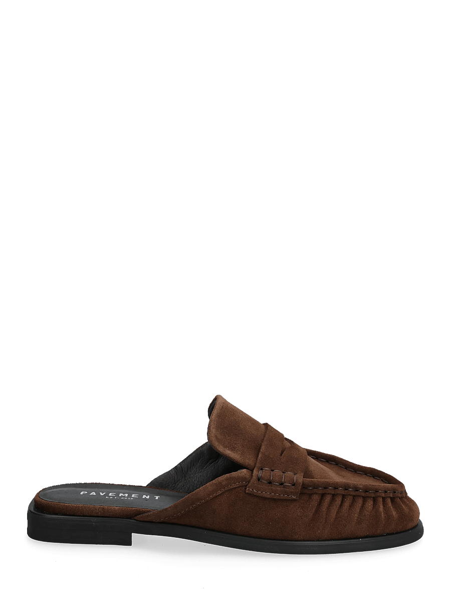 Pavement - PAElmira Mule - flat mules - brown suede - 1