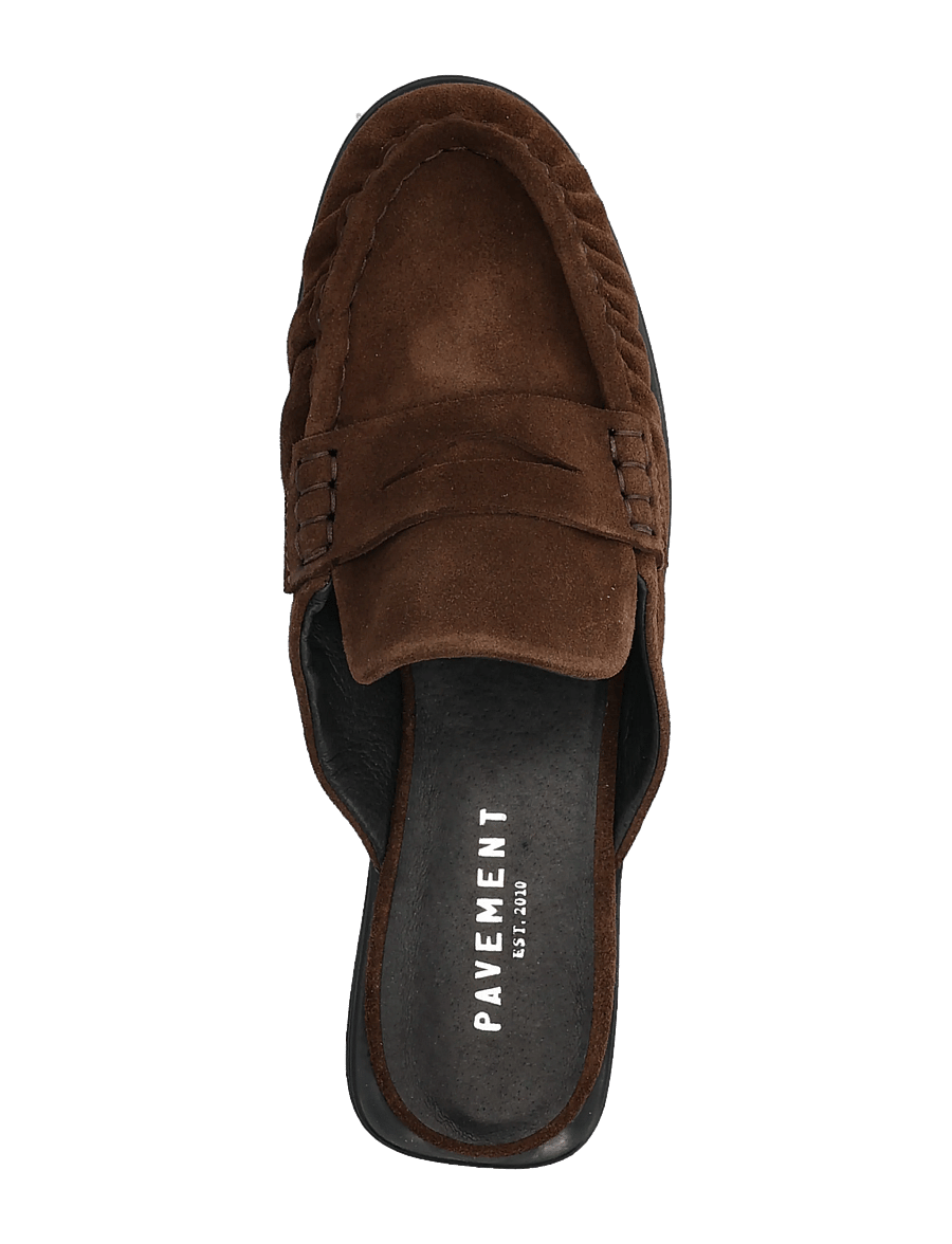 Pavement - PAElmira Mule - flat mules - brown suede - 3