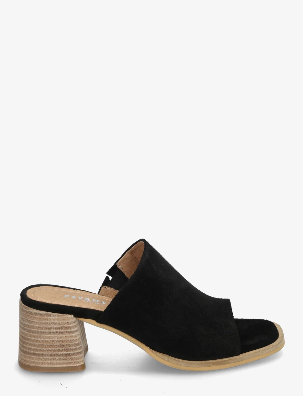 Pavement - Dona - pantoletten mit absätzen - black suede - 1