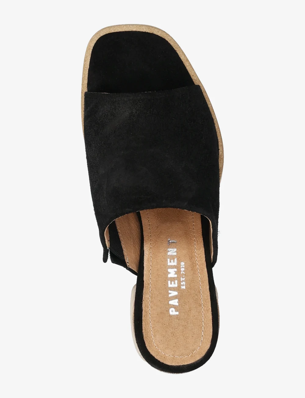Pavement - Dona - pantoletten mit absätzen - black suede - 3
