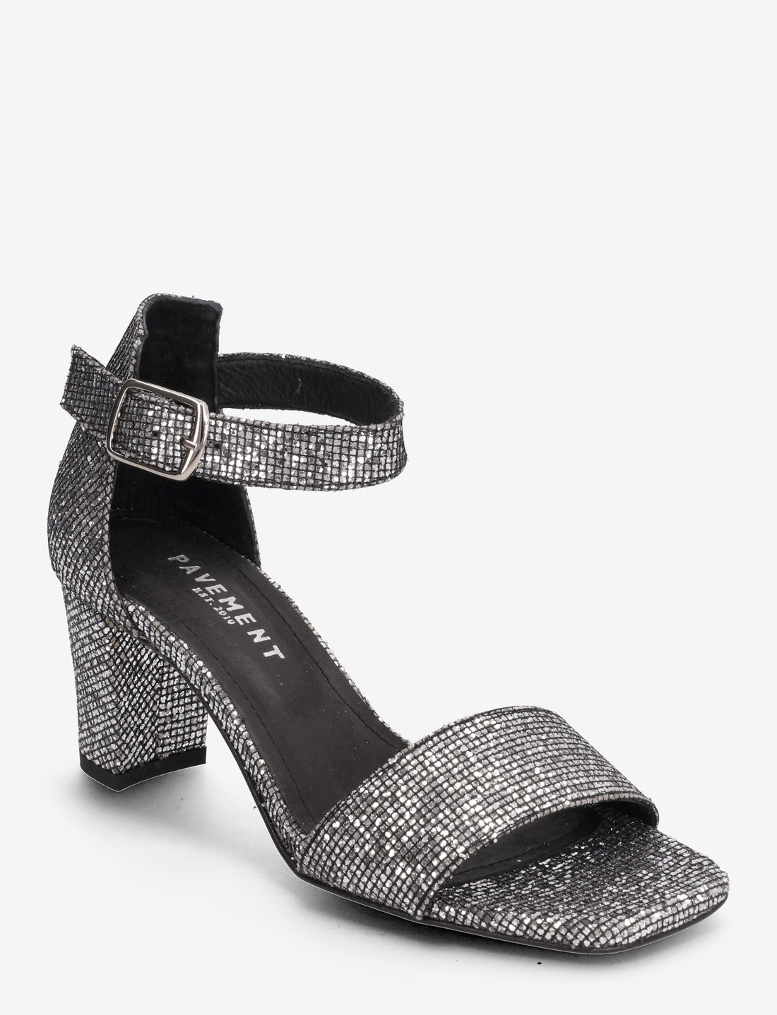 Dark silver sandals deals