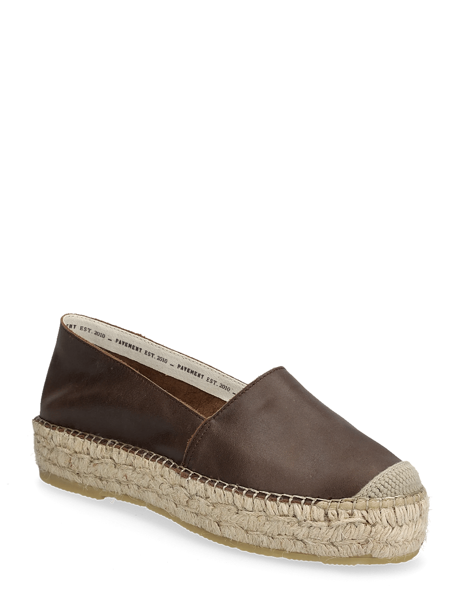 Pavement - Ida nappa - espadrilles - brown nappa - 0