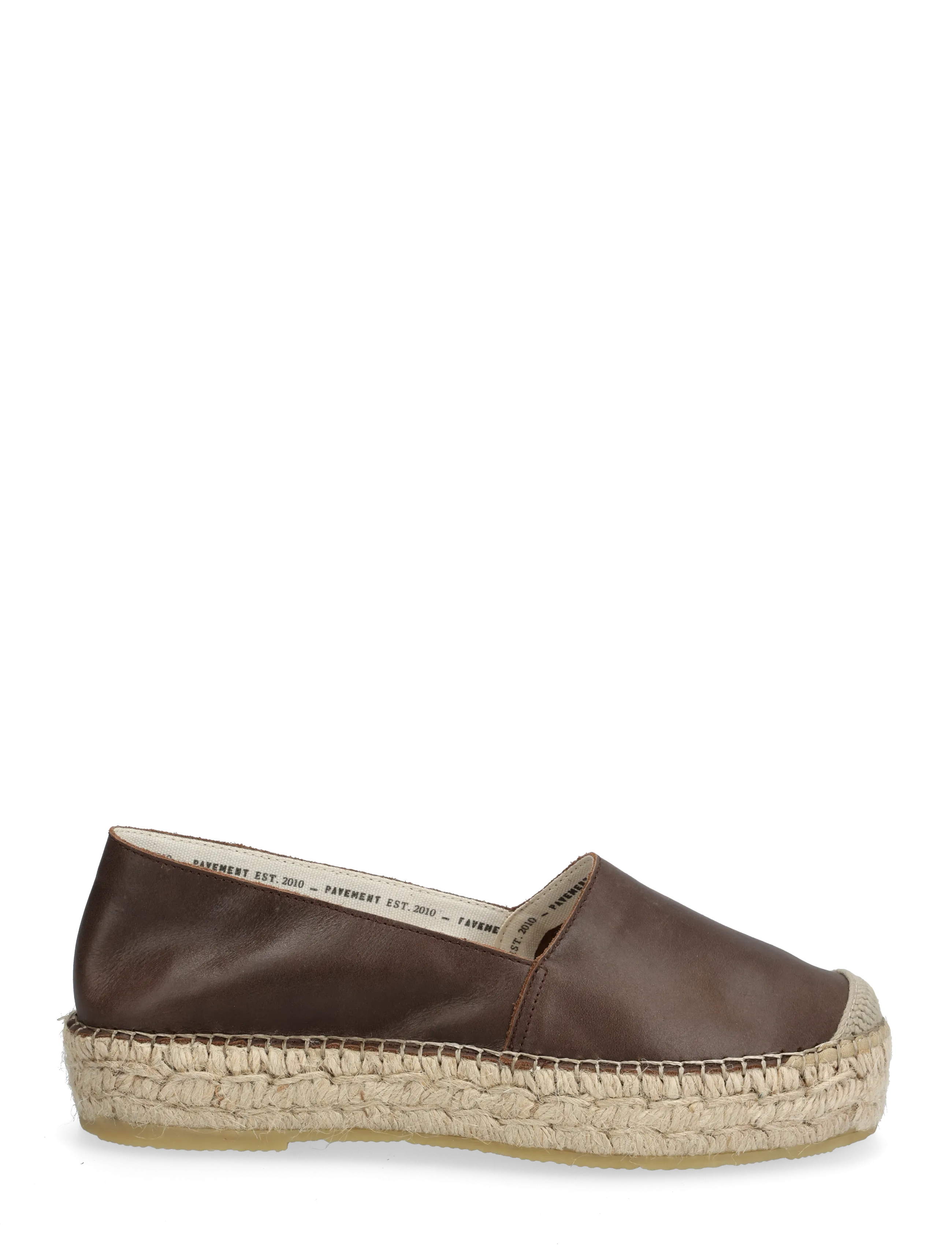 Pavement - Ida nappa - espadryle - brown nappa - 1