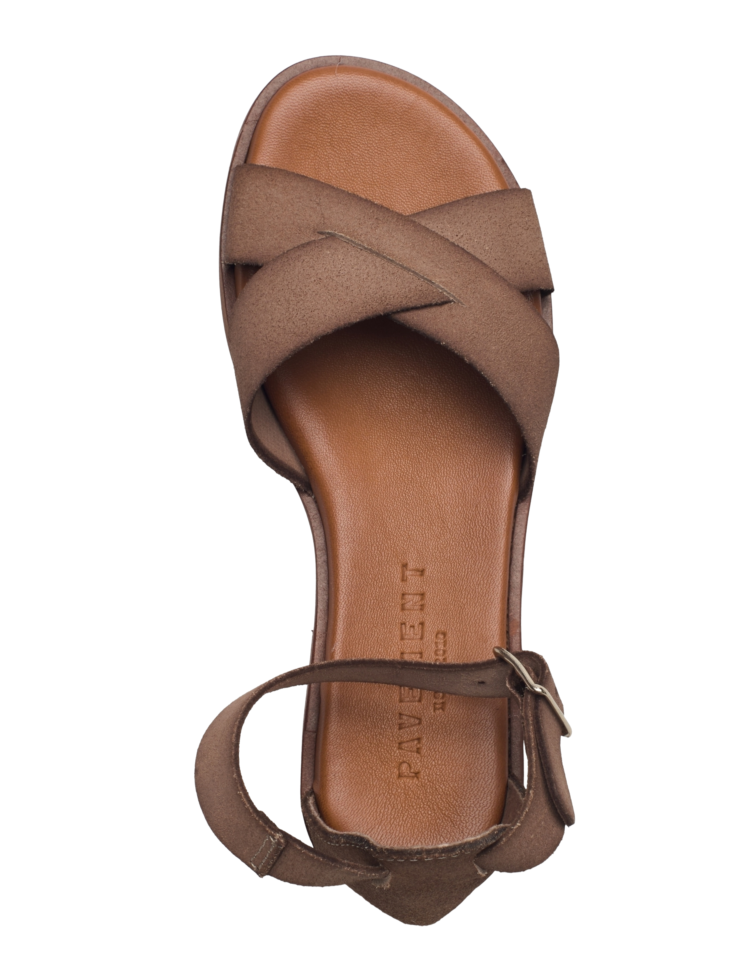 Pavement - Kendra Suede - flat sandals - mole suede - 3
