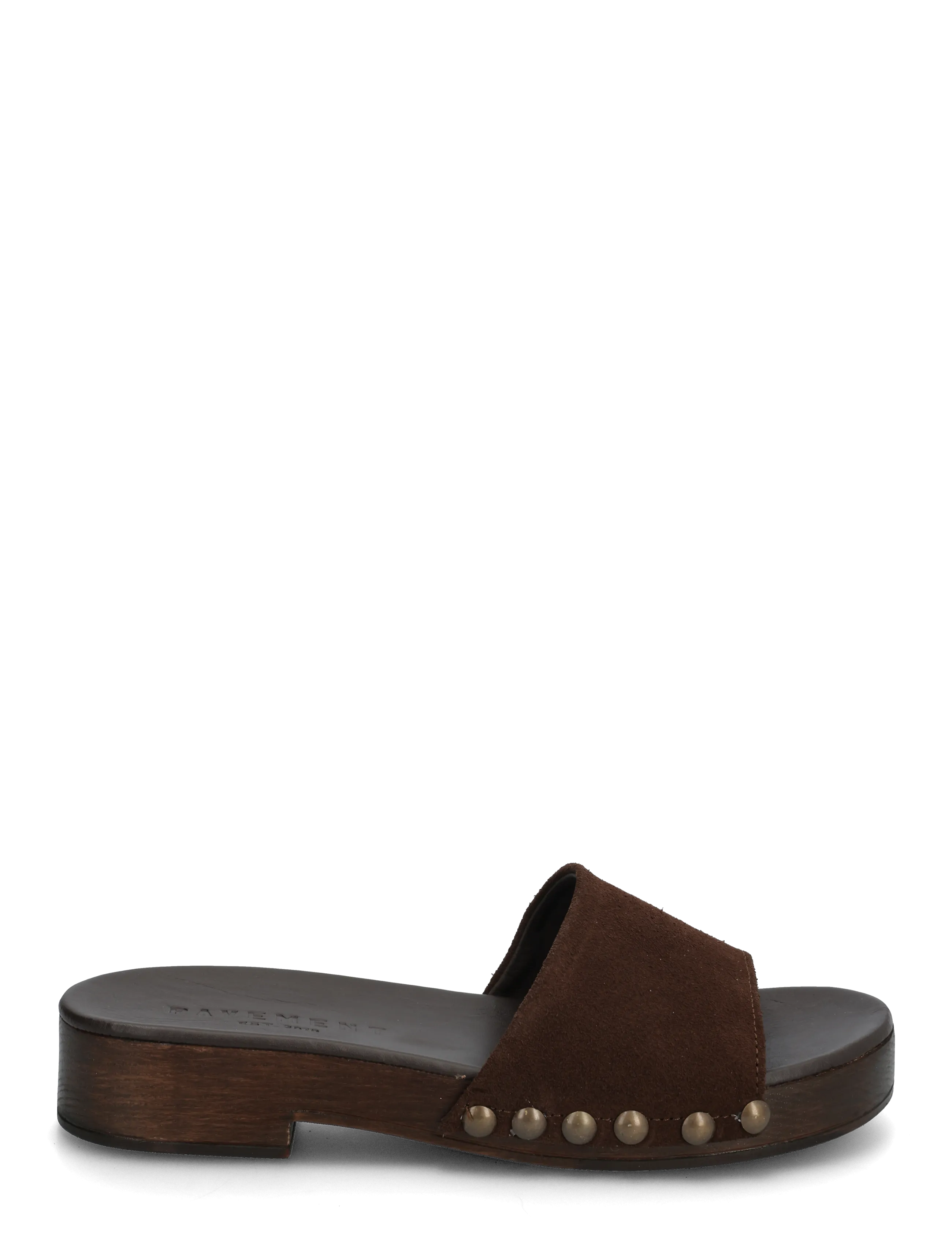 Pavement - Nina - flache pantoletten - brown suede - 1