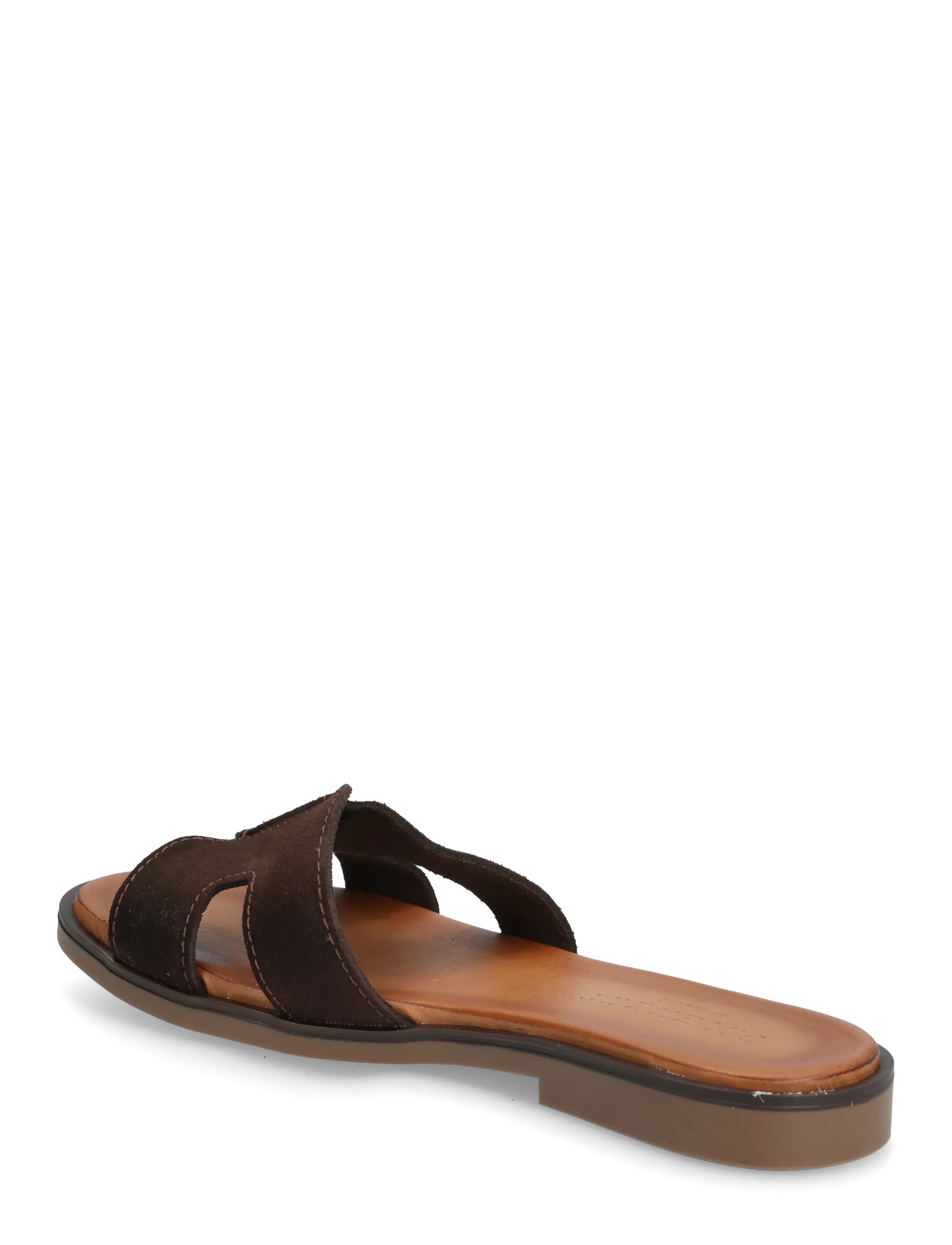 Pavement - Pam Suede - platta sandaler - brown suede - 1