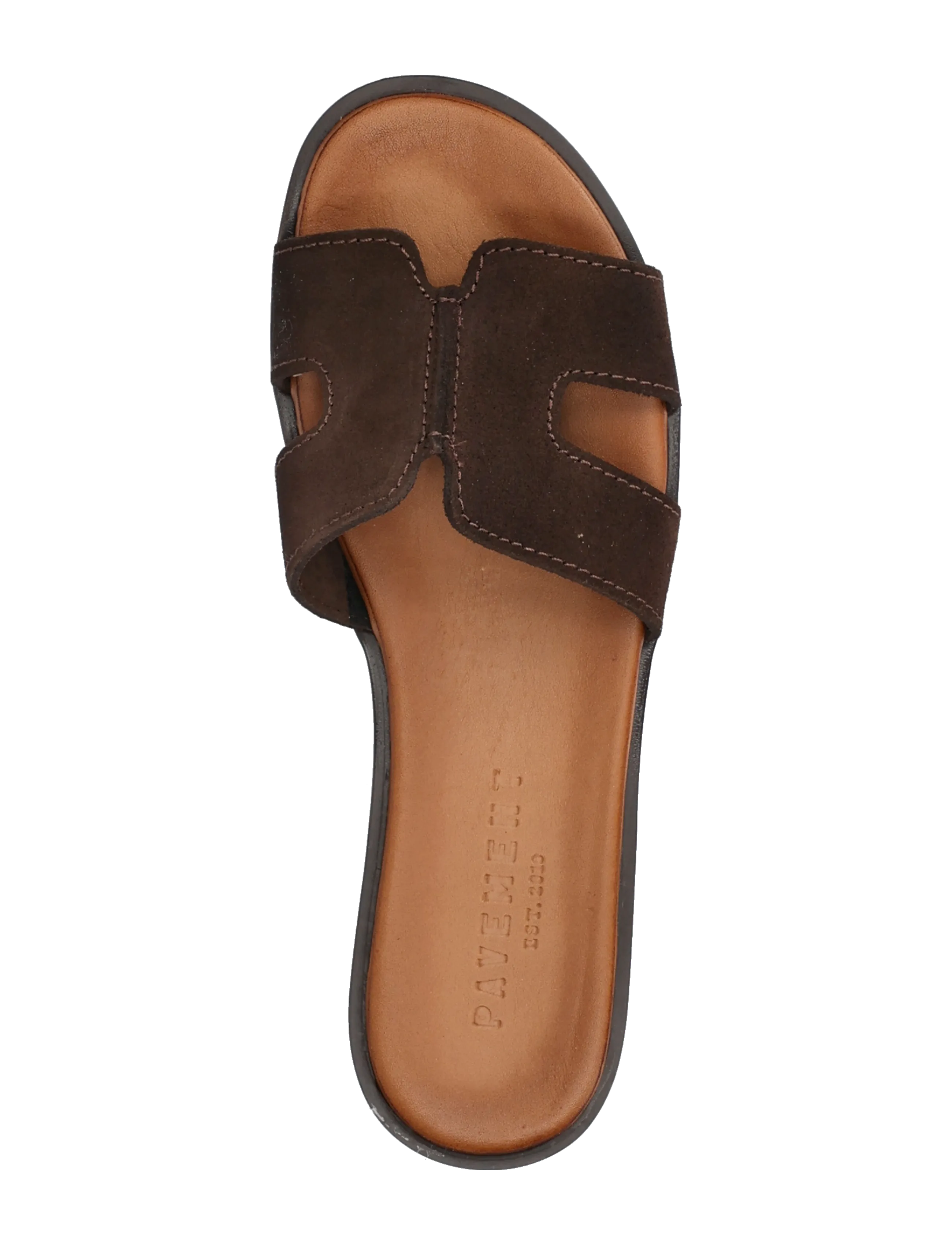 Pavement - Pam Suede - platta sandaler - brown suede - 3