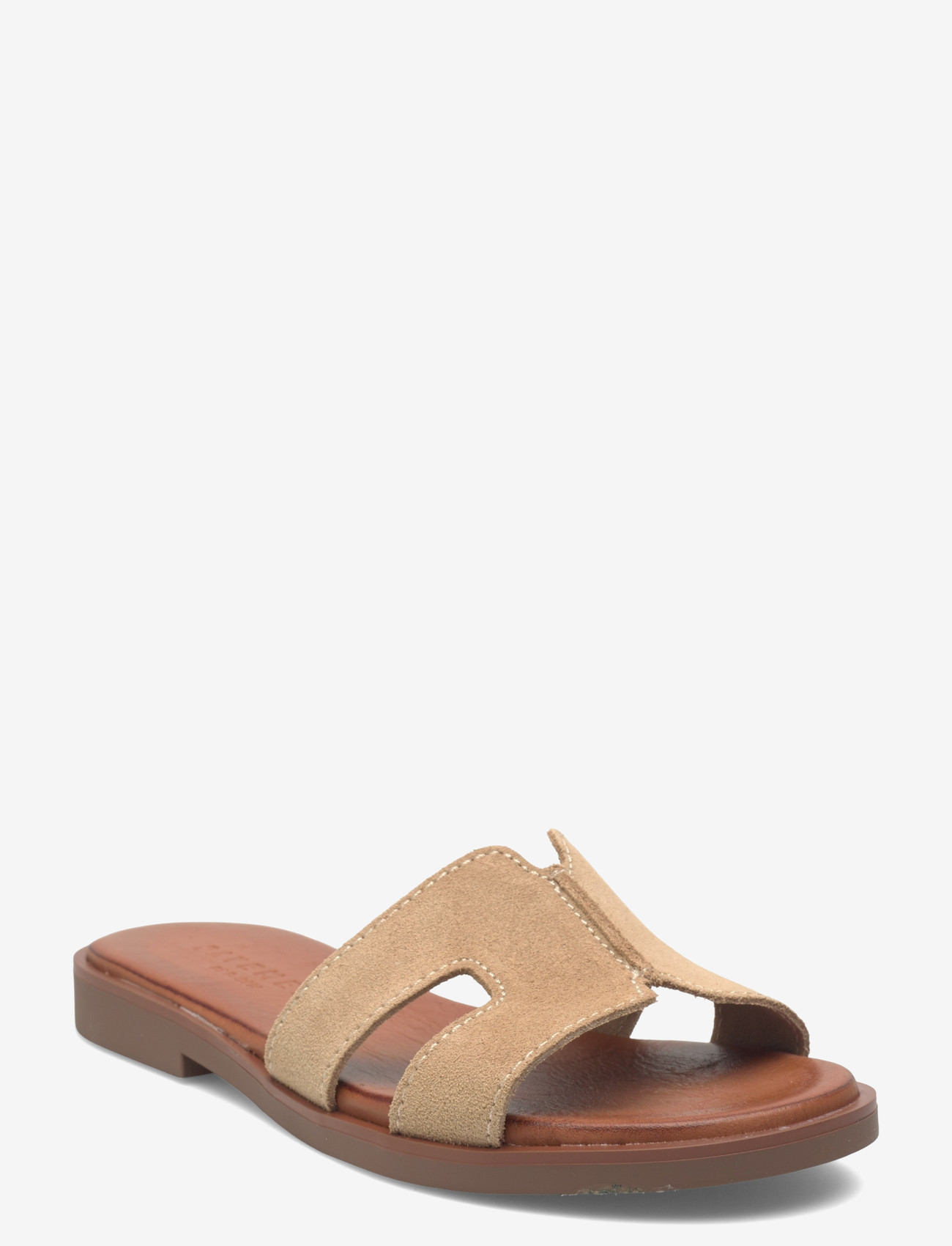 Pavement - Pam Suede - flade sandaler - mushroom suede - 0