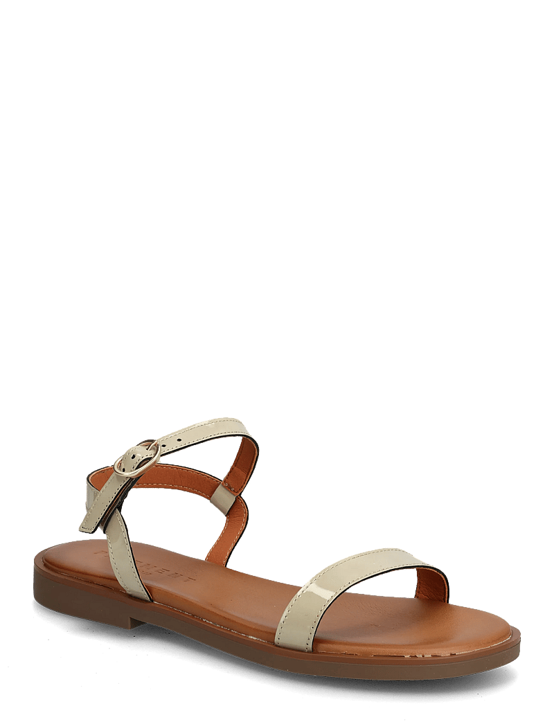 Pavement - Leonora - sandales plates - beige patent - 0