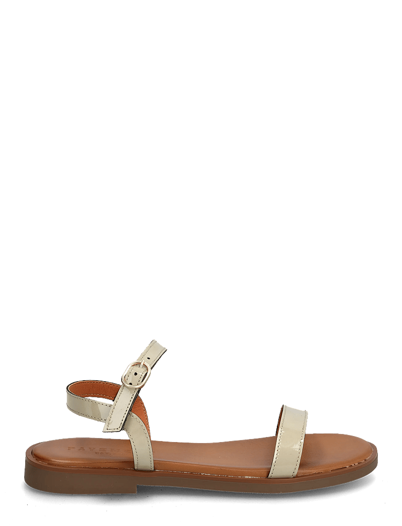 Pavement - Leonora - sandales plates - beige patent - 1